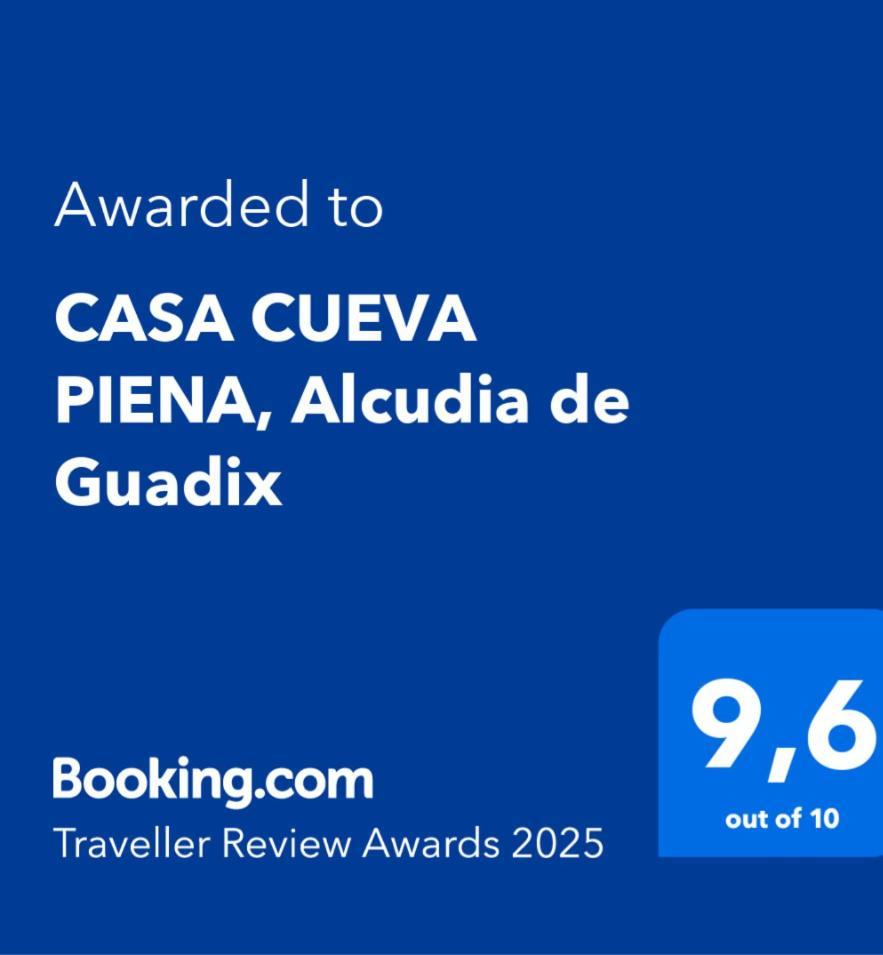 Casa Cueva Piena, Alcudia De Guadix Villa Exteriör bild